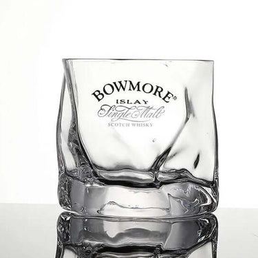 Bowmore Single Malt Scotch Whisky Crystal Glass 275ml, elegant glassware for whisky connoisseurs, enhances tasting experience.